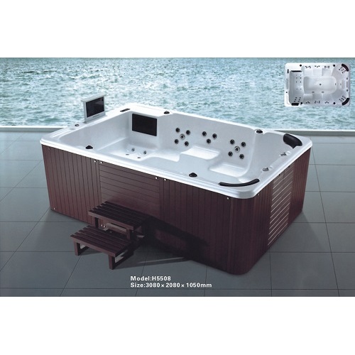 Luxury extérieur tourbillonnant spa combo spa combo spa