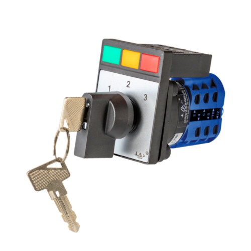 Key-type universal changeover switch