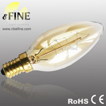 retro modern pendent light bulbs C35 candle bulb