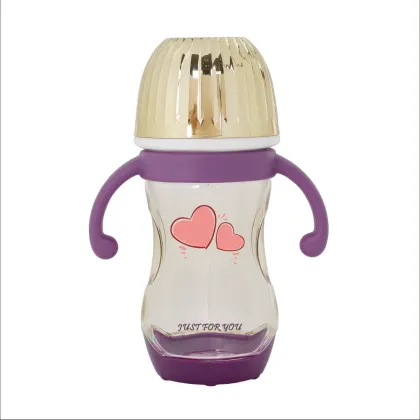 Electroplated baby bottle 240ml milk bottle OEM