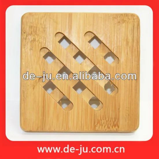 Cheap Coaster Thick Bamboo Bottle Mat
