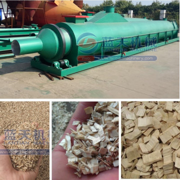 Continious high efficiency large capacity wood chip dryer