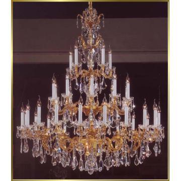 Wrought Iron Crystal Chandelier Lighting for Church