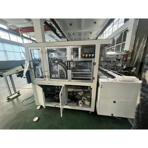 Mașină de ambalare complet automată online, cu capace de pulpă de hârtie