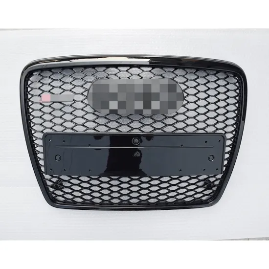 08-16 Audi A6 RS6 Style ABS Black Front Grille Kit
