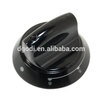 Dongguan Supplier Custom Cooker Control Knob 6 Heat Black Control Knobs