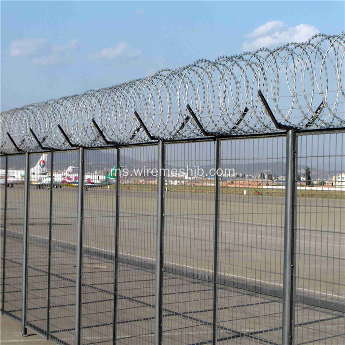 BTO-22 Galvanized Concertina Razor Wire For Airport