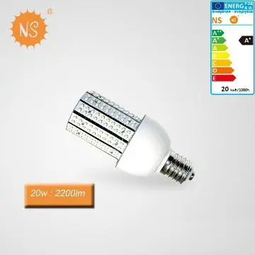 20W LED E40 Street bulb replace HID lamp