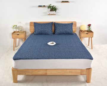Jacquard Knitting Fabric TPU waterproof mattress protector