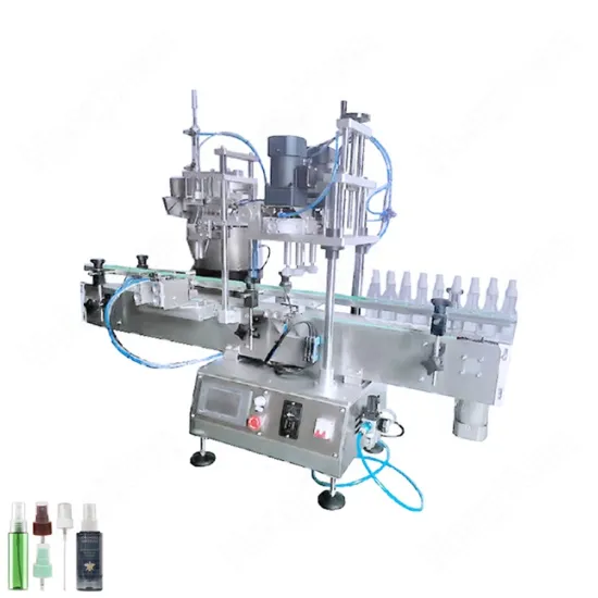 Table Top Smart Automatic Four Wheels Clamping Spray Lid Bottles Capping Machine - HYXG-4CT