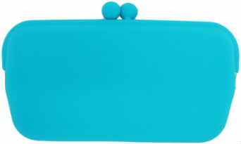COLORFUL Silicone Clutch Wallet - Silicone Cosmetic Purse for Lady Cellphone Bag