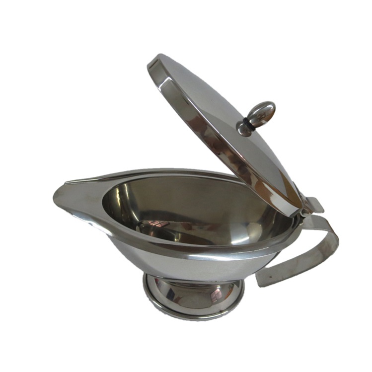 stainless steel gravy boat