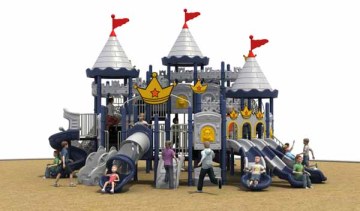 outdoor kids castle theme playground equipment