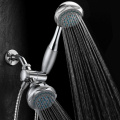 Chrome ABS 3-function rotation shower head set