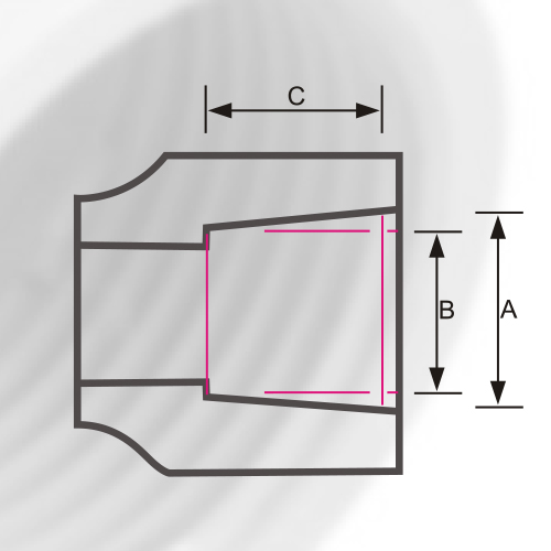 DIN PN16 Water Supply Cpvc Reduce Socket Gray