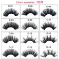 5D Faux Mink Lashes Silk False Eyelash 25MM