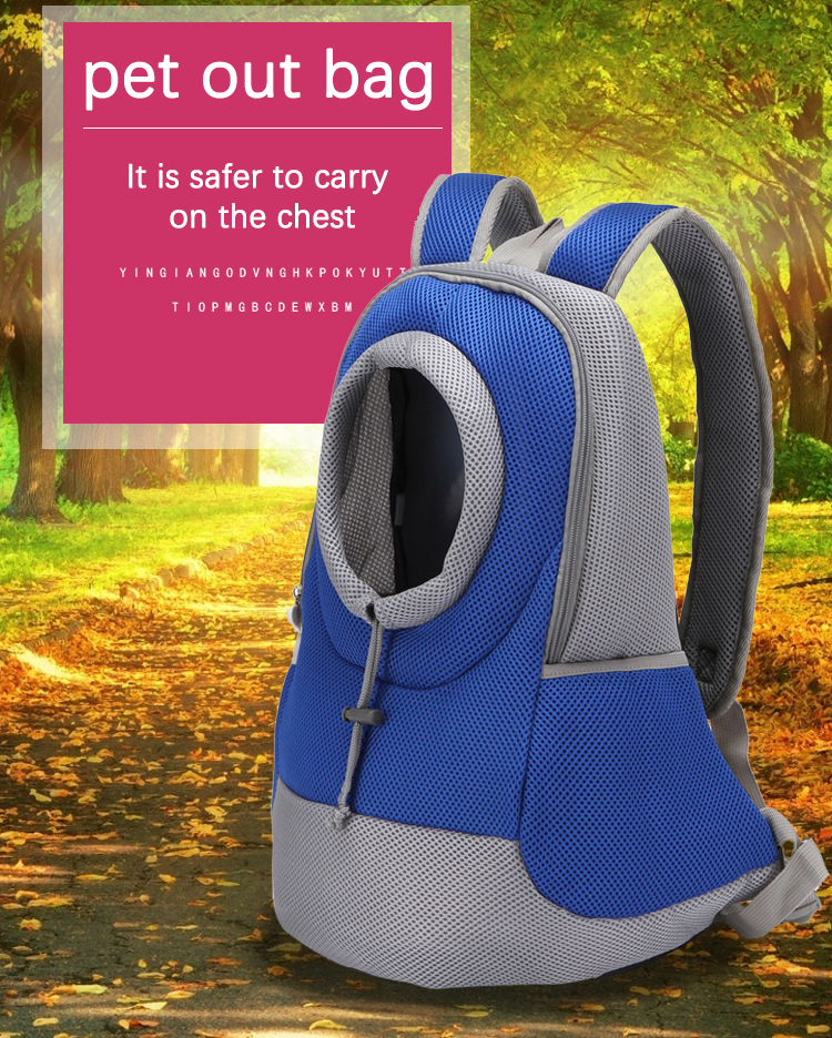 Portable Pet Front Pack With Head Out Design