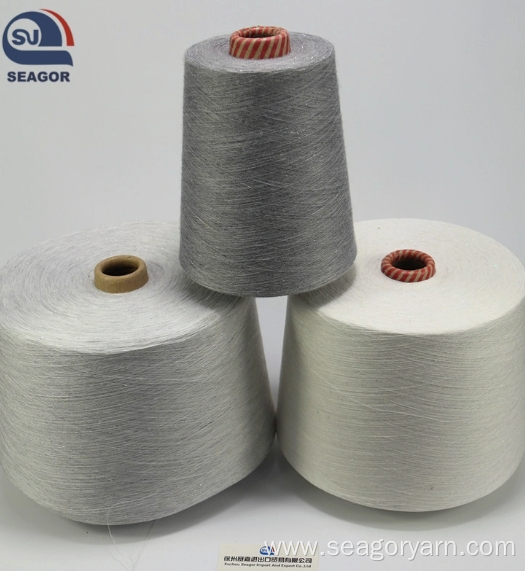 Composition Of Lurex Yarn Silver Coated Metal Yarn