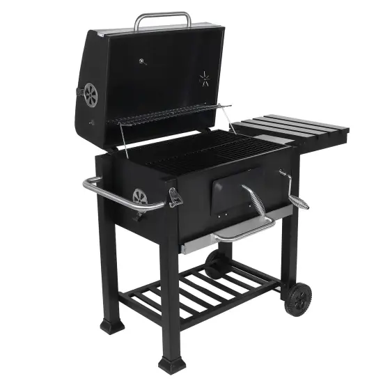 Manufacturer Large Barbecue Grills Garden Smoker Charcoal Grill Trolley for Outdoor Picnic Camping