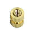 brass knurled thread insert nut