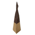 Standard stand up brown kraft paper coffee bag