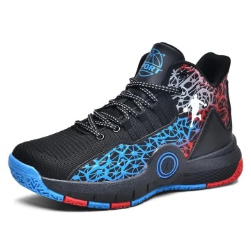 2024 Men's Breathable and Shockproof Basketball Sneakers: Stylish Casual Ankle-Zipper Hombre Zapatillas