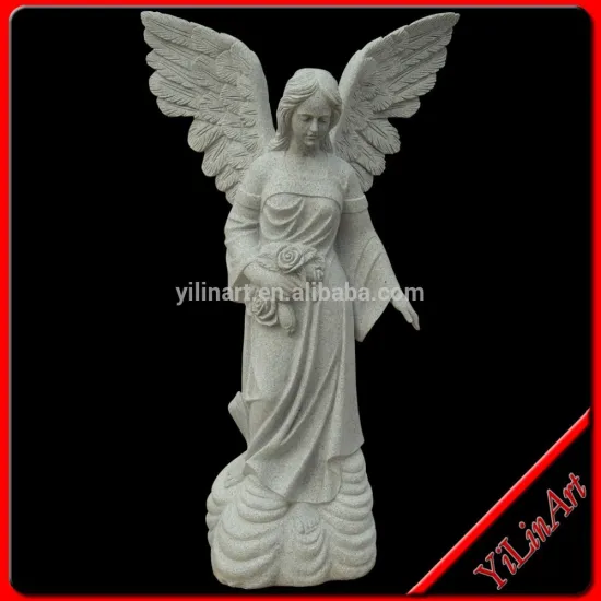 Large Figure Stone Angel Statue Sculpture Praying