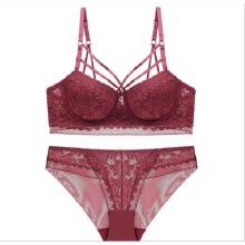 Conjunto de sutiã push-up feminino com armação 32C acolchoado