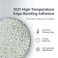 1021 Высокотемпературный клей-расплав в гранулах, 180-210 ° C, нетоксичный для автоматического кромкооблицовочного станка, ПВХ, древесина
