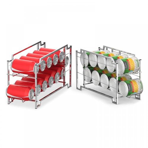 Stackable Soda Can Organizer for Refrigerator