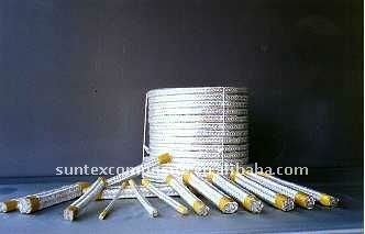 Fiberglass heat seal braided ropes for oven furnaces