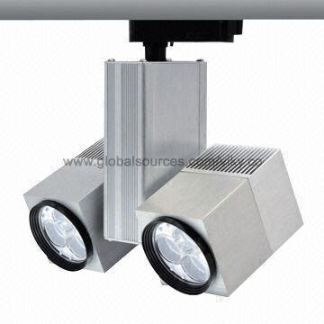 18W LED Track Light, Supports Three Line Two Loop Professional Guide Head