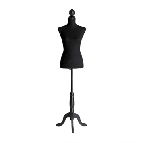 large  Black fabric mannequin