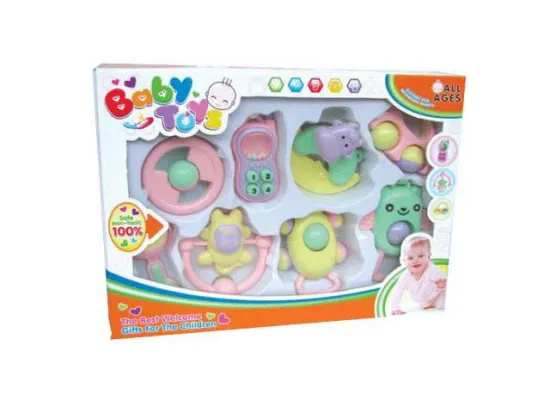 8PCS BABY RING THE BELL