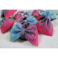 Sublimated Ombre Shiny Cheer Bows Supply