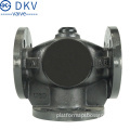 DKV Electric Control Valve DN40 WCB 2-Way for Hot Oil Steam 3-Way Proportional Control Globe Valve