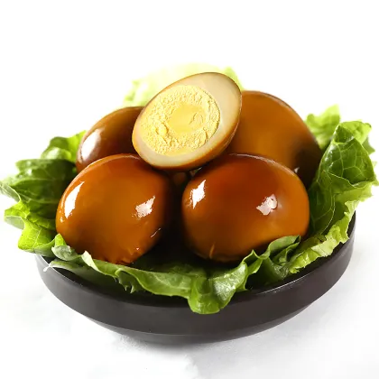 Salt baked braised egg