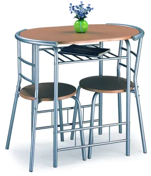Modern Metal Legs MDF Top 3-Piece Coffee Table Set for Dining Room Furniture