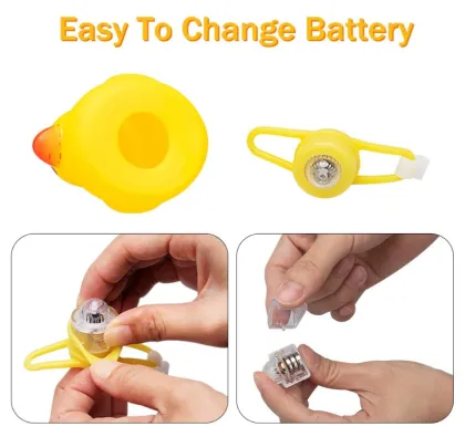 Turbo Duck: Electric Bike Bell with Safety Helmet and Lights