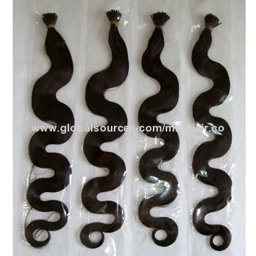 22-inch Bobby Wave Indian Pre-bonded Hair Extensions