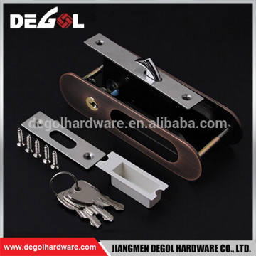 Zinc alloy high security heavy duty sliding door lock