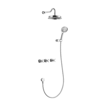 Chrome Shower Set do ukrytej instalacji