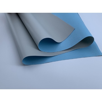 Lona de PVC de color gris azulado