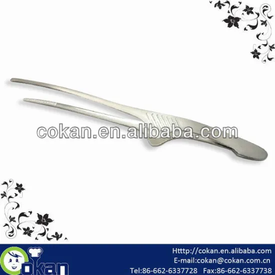 Special Shape Stainless Steel Tea Bag Tong CK-FT014
