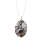 Natural Gemstone Agate Necklace with Silver Chain