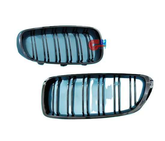 ABS Front Grill Mesh Black One Slat for M F34 3 SERIES - Part Numbers 51137294807, 51137294808