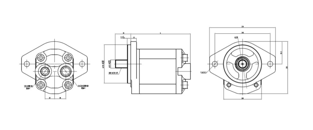 2.8PF** Dimensions