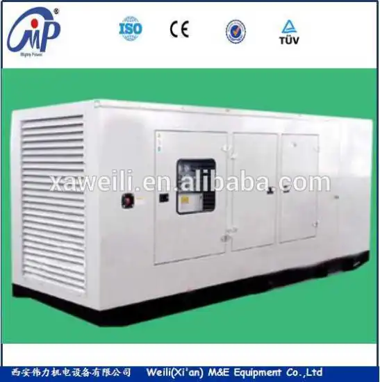 Noise free 330KW diesel generator set powered by China Kangwo factory