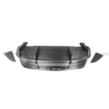 OD Style Dry Carbon Fiber Rear Diffuser for Porsche Taycan S/4S 2020-2022
