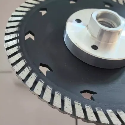 Hot Press Turbo Rim Diamond Saw Blade for Dekton Marble Granite Concrete - BORUI OEM